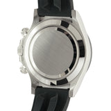 18k White Gold Ceramic Bezel Black Diamond Dial Oysterflex