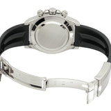 18k White Gold Ceramic Bezel Black Diamond Dial Oysterflex