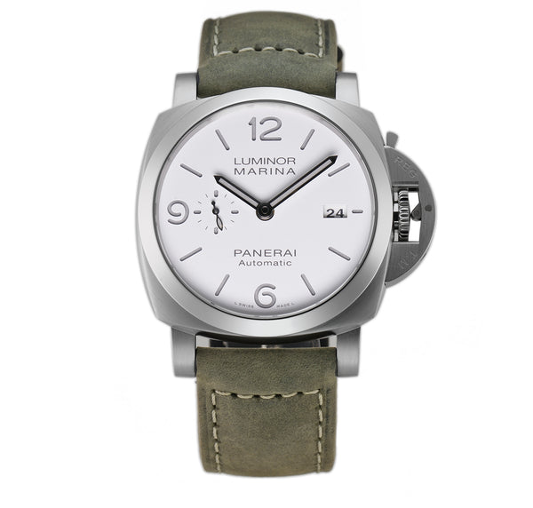 Panerai luminor marina white face best sale