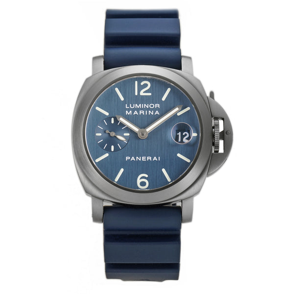 Panerai 40mm Luminor Marina Steel Blue Dial PAM00070 D Series