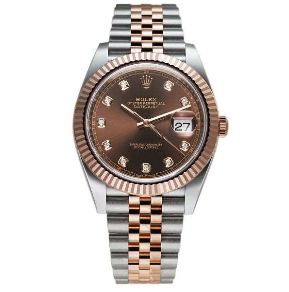 Chocolate on sale datejust 41