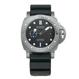 44mm QuarantaQuattro Steel Black Dial