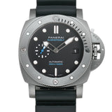 44mm QuarantaQuattro Steel Black Dial