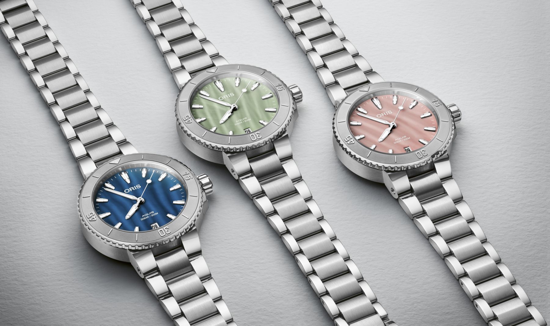 Oris Aquis Date with Mother-of-Pearl Dials