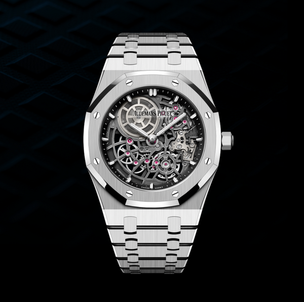 Audemars Piguet Royal Oak Jumbo Extra-Thin Openworked iN White Gold