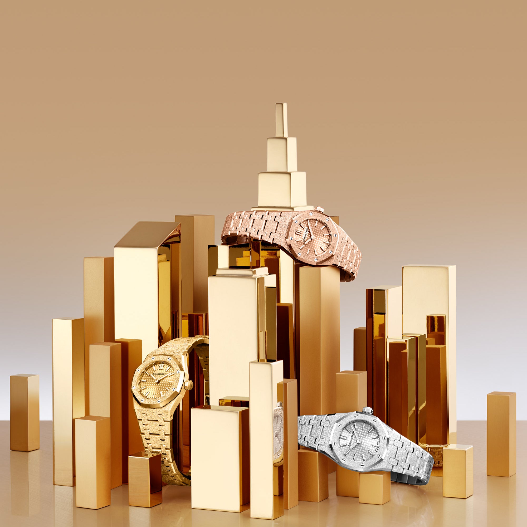 Audemars Piguet Royal Oak Frosted Gold Quartz