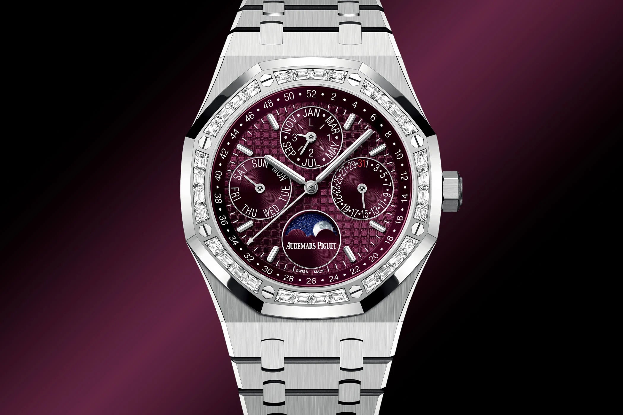 Audemars Piguet Royal Oak Perpetual Calendar iN Purple