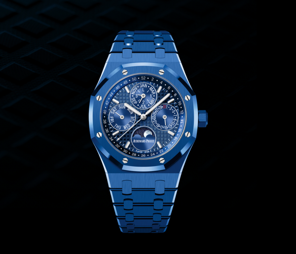 Audemars Piguet Royal Oak Perpetual Calendar iN Blue Ceramic – Element ...