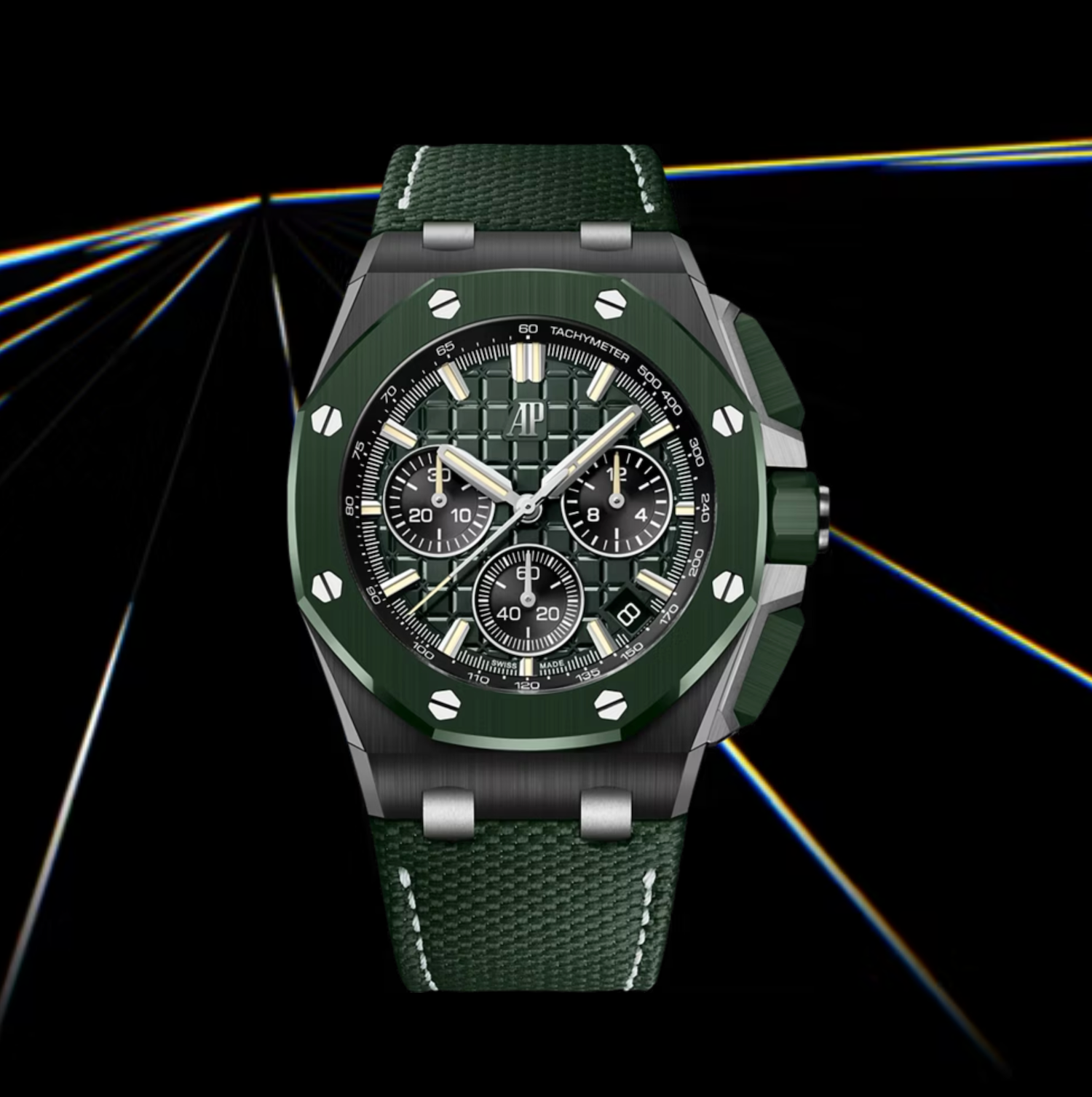 Audemars Piguet Royal Oak Offshore Chronograph iN Black & Green Ceramic