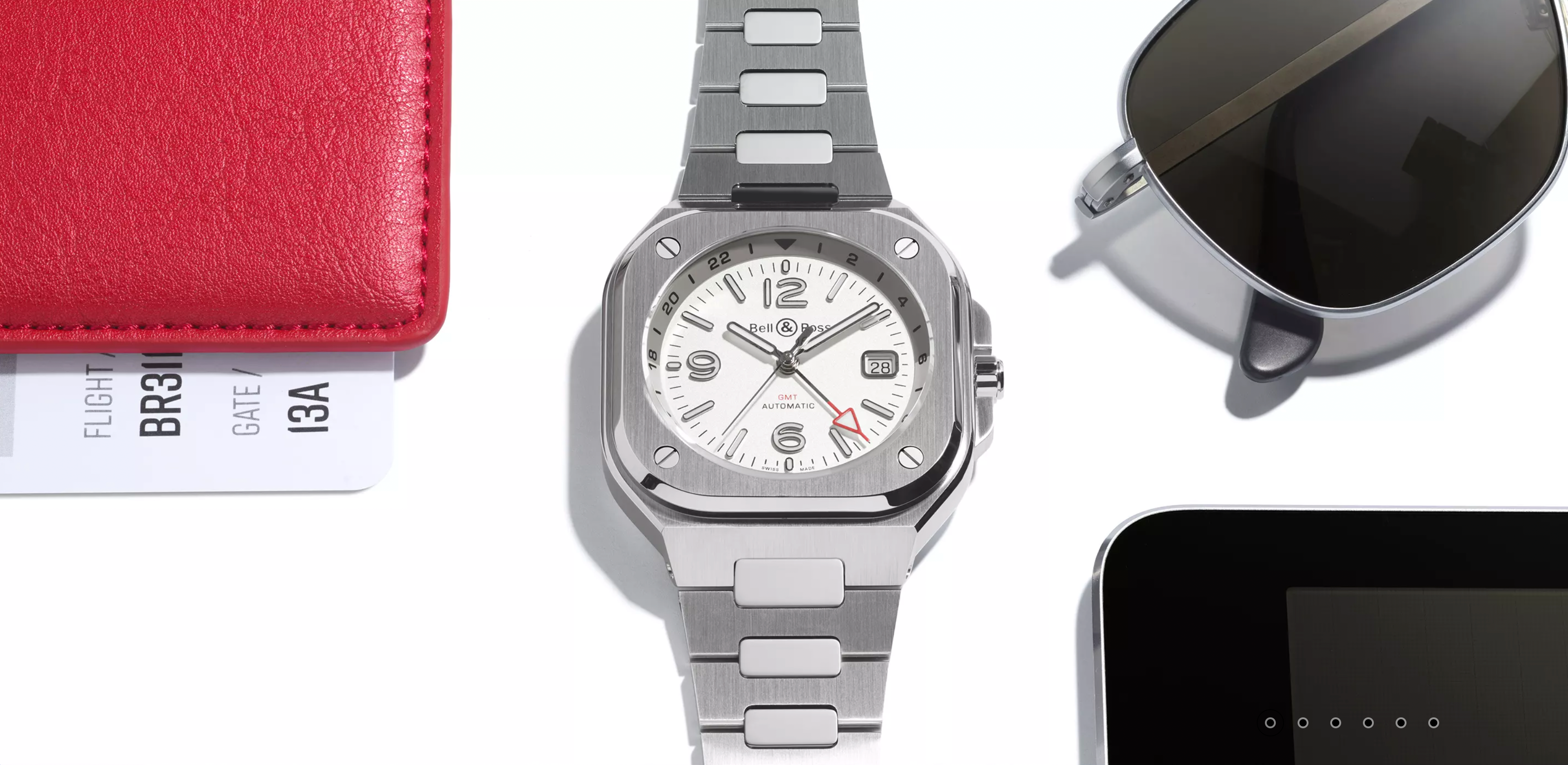 Bell & Ross BR 05 GMT White