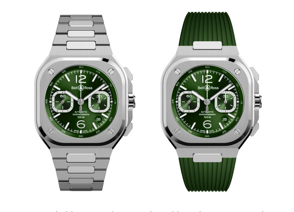 Bell &amp; Ross BR 05 Chrono Green Steel