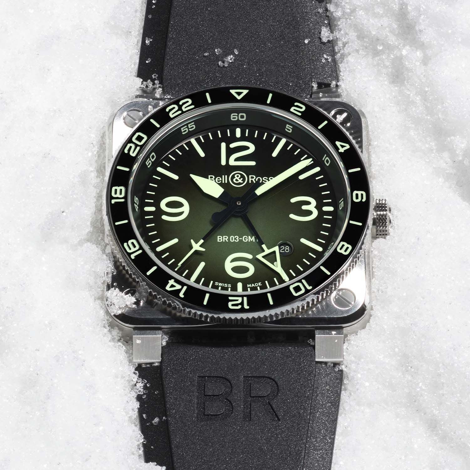 Bell & Ross BR-03 GMT Green Lum