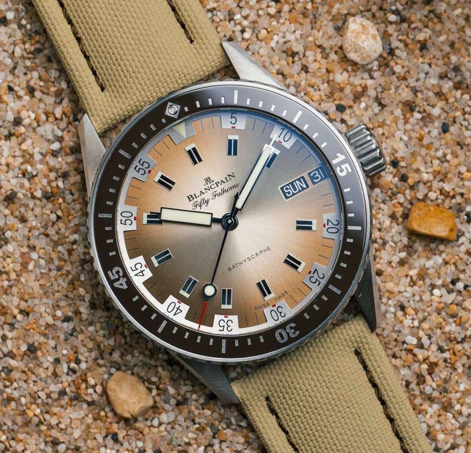 Blancpain Fifty Fathoms Bathyscaphe Day Date Desert