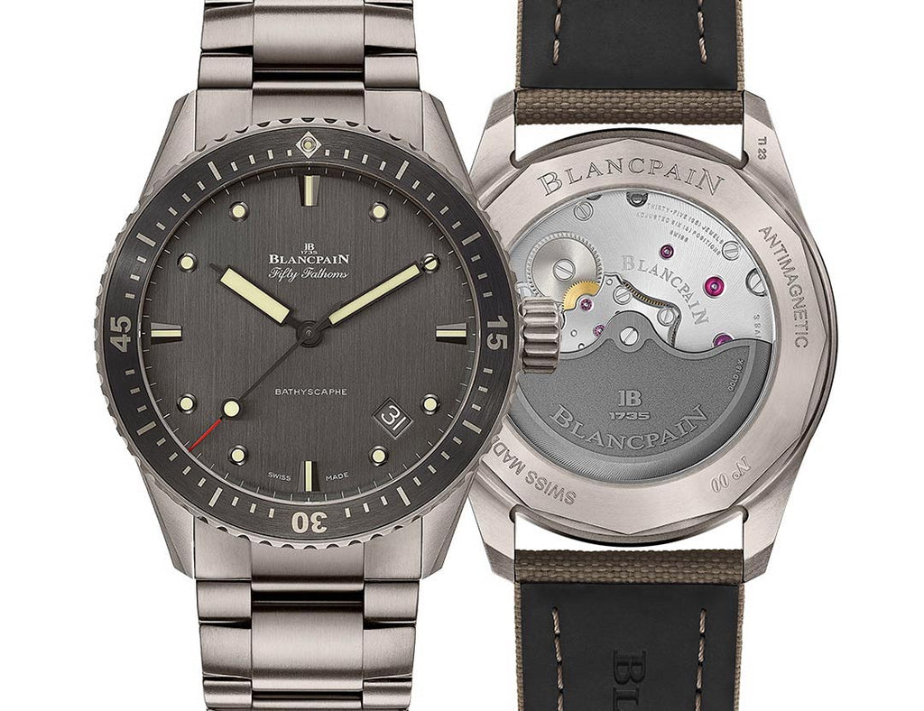 Blancpain Fifty Fathoms Bathyscaphe Titanium Element iN Time NYC