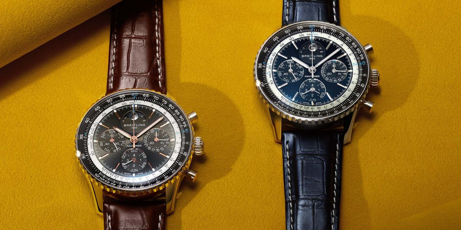 Breitling Navitimer B19 Chronograph 43 Perpetual Calendar iN Platinum