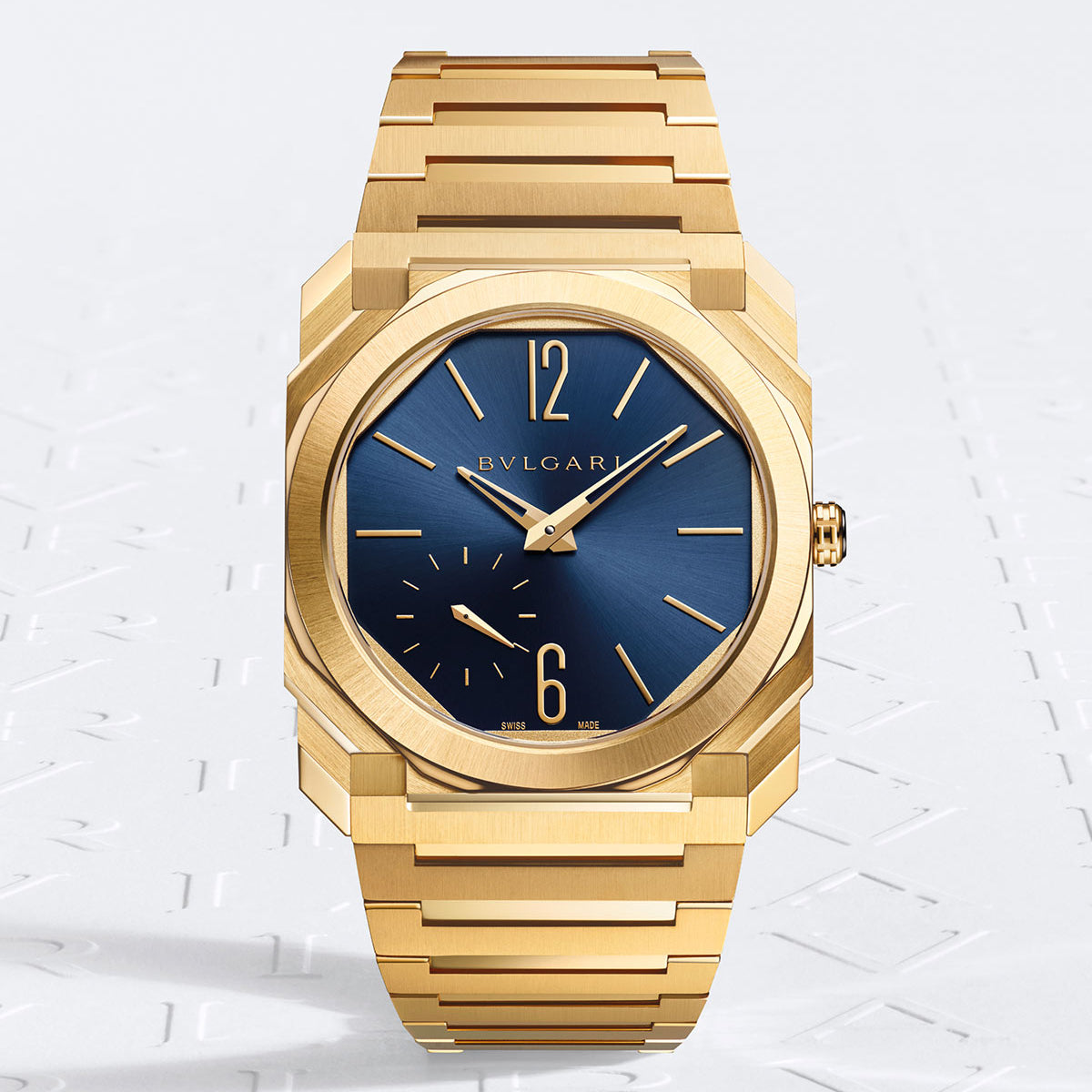 Bulgari Octo Finissimo Automatic iN Gold & Blue