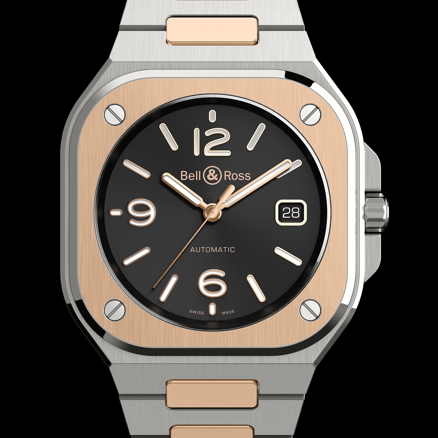 Bell &amp; Ross BR 05 Black Steel &amp; Gold