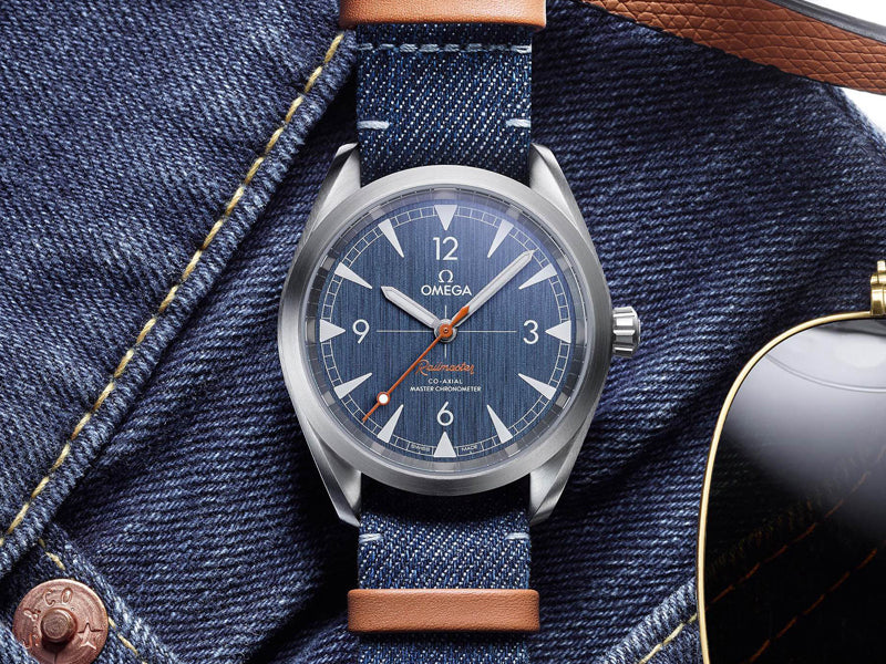 Omega Railmaster Co-Axial Master Chronometer Denim