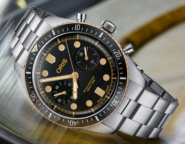Oris Divers Sixty-Five Chronograph iN Steel