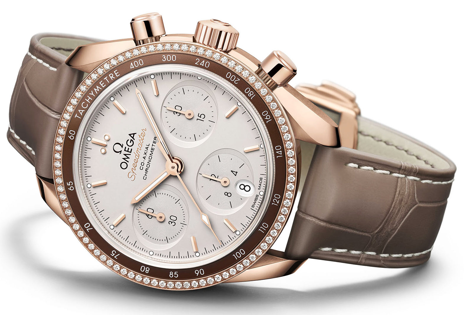 Omega Speedmaster 38 Co-Axial Chronograph iN Gold