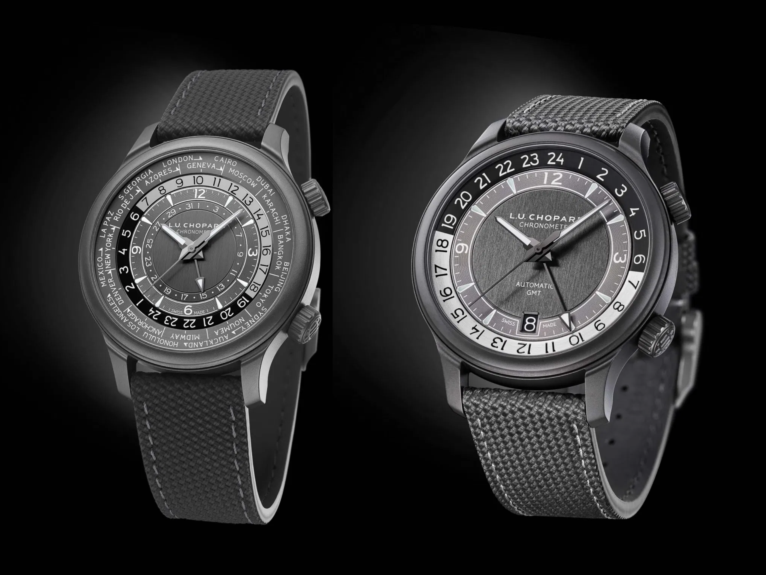 Chopard L.U.C Time Traveler & GMT One iN Titanium