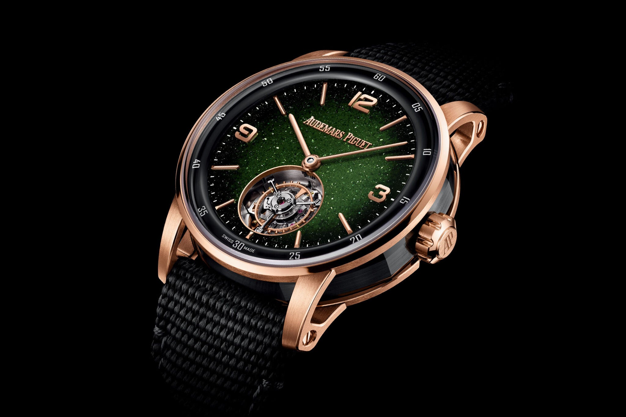 Code 11.59 by Audemars Piguet Selfwinding Flying Tourbillon Smoked Green Aventurine