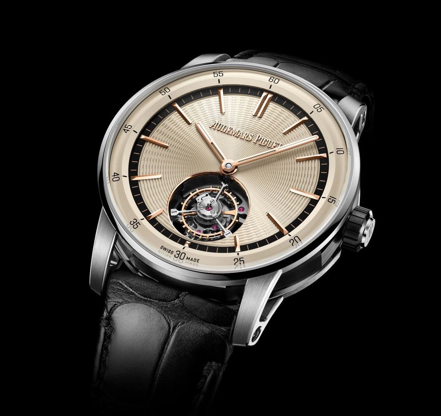 Code 11.59 by Audemars Piguet Selfwinding Flying Tourbillon iN White Gold and Black Ceramic