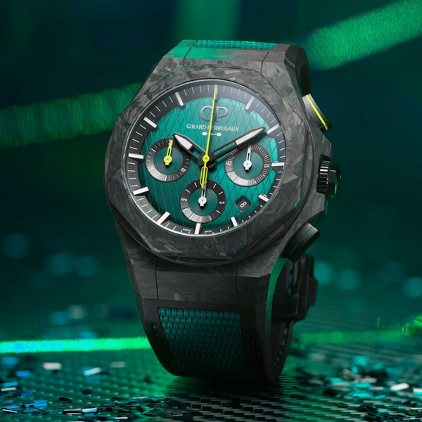 Girard Perregaux Laureato Absolute Chronograph Aston Martin F1 Element iN Time NYC