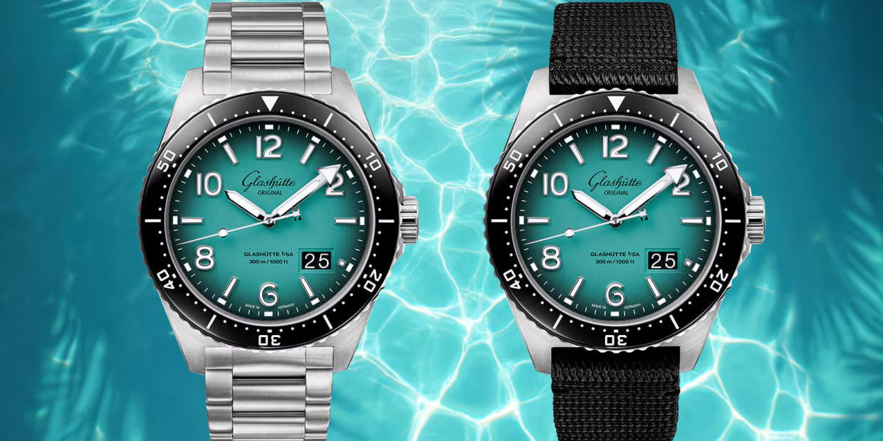 Glashütte SeaQ Panorama Date Northern Tide 43mm