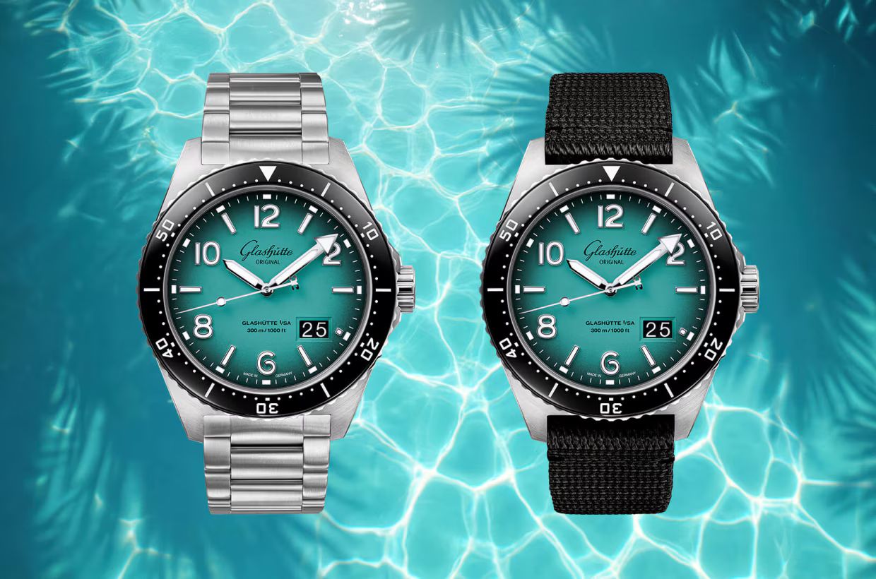 Glashütte SeaQ Panorama Date Northern Tide 43mm