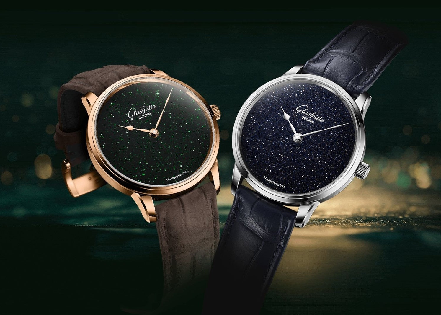Glashütte Original Senator Aventurine Collection