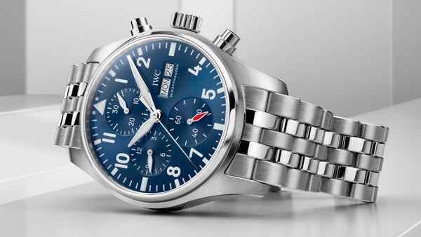 Iwc pilot clearance chronograph steel bracelet