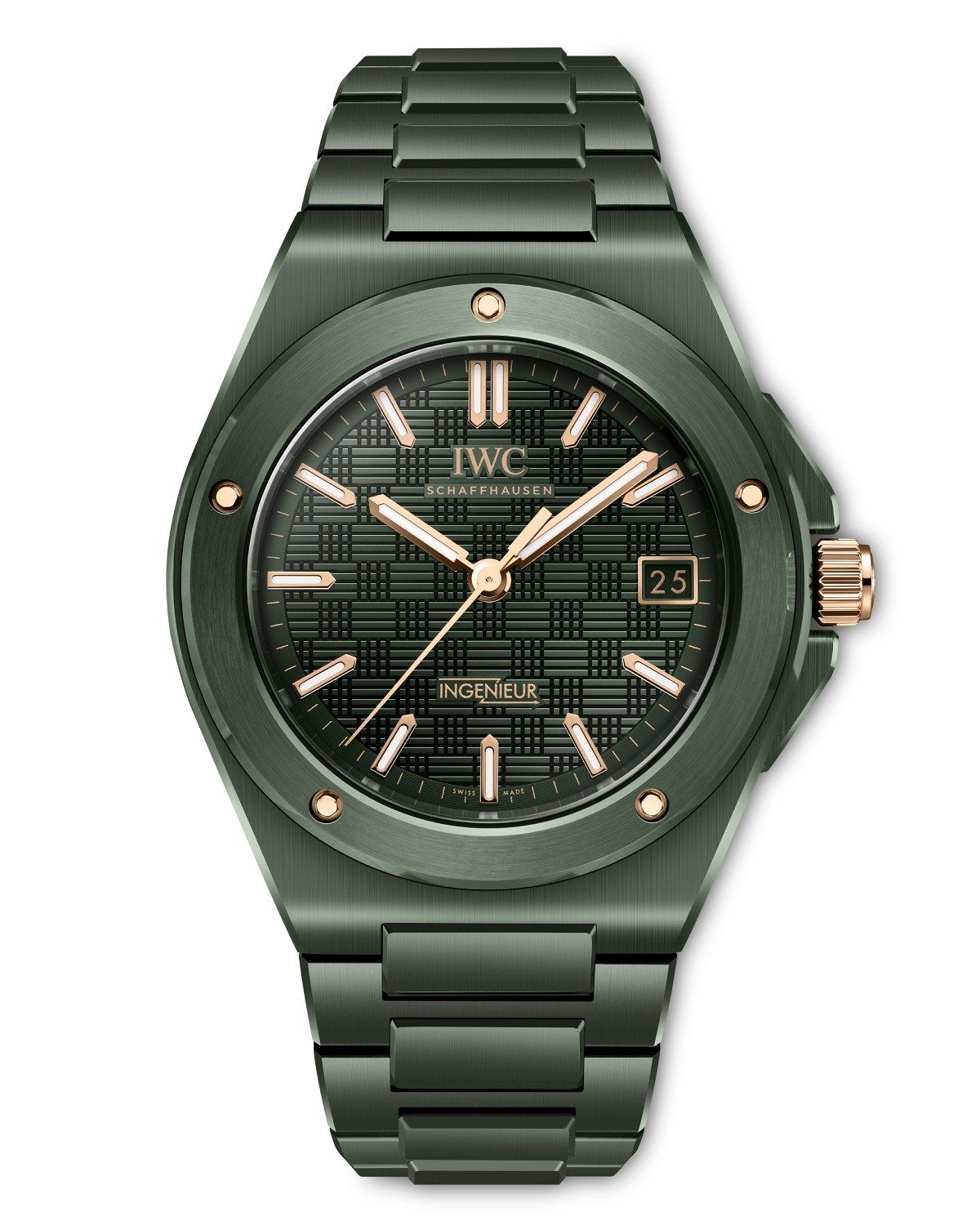 IWC Ingenieur Automatic 42 Dark Olive Green Ceramic