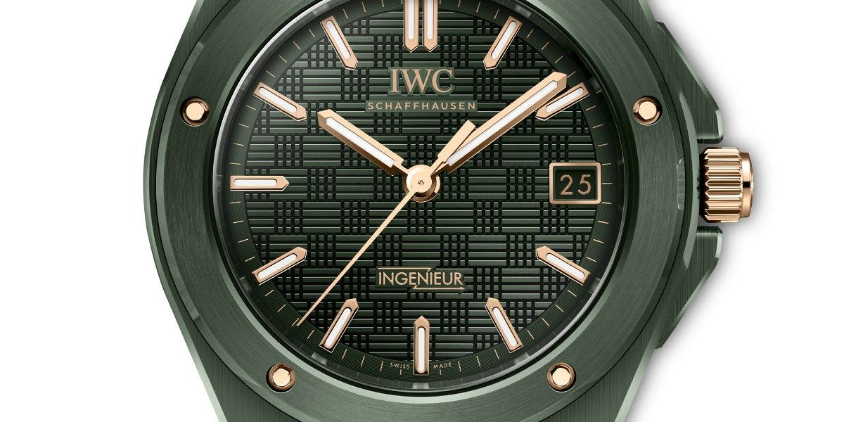 IWC Ingenieur Automatic 42 Dark Olive Green Ceramic
