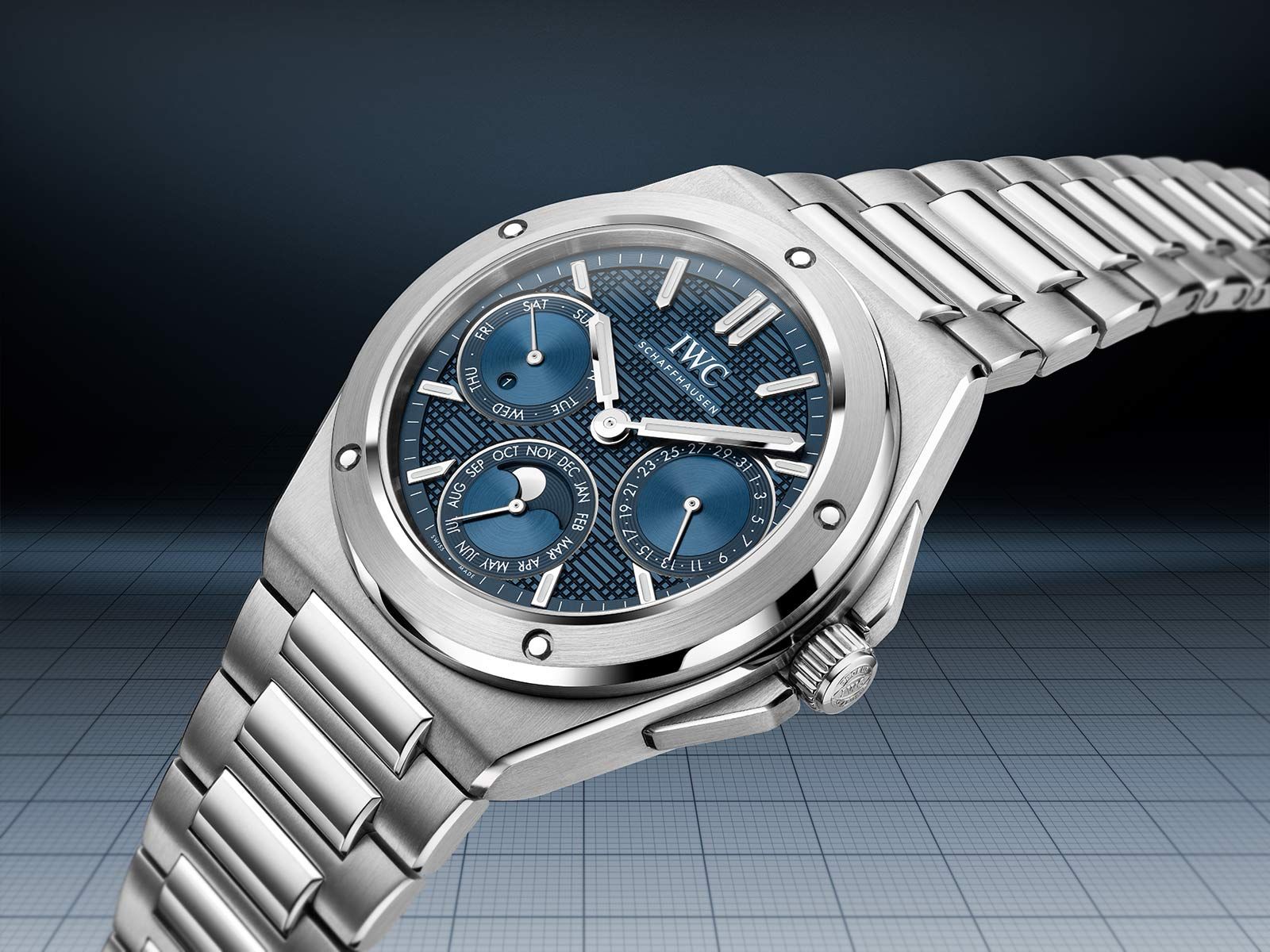 IWC Ingenieur Perpetual Calendar 41 Watch iN Steel
