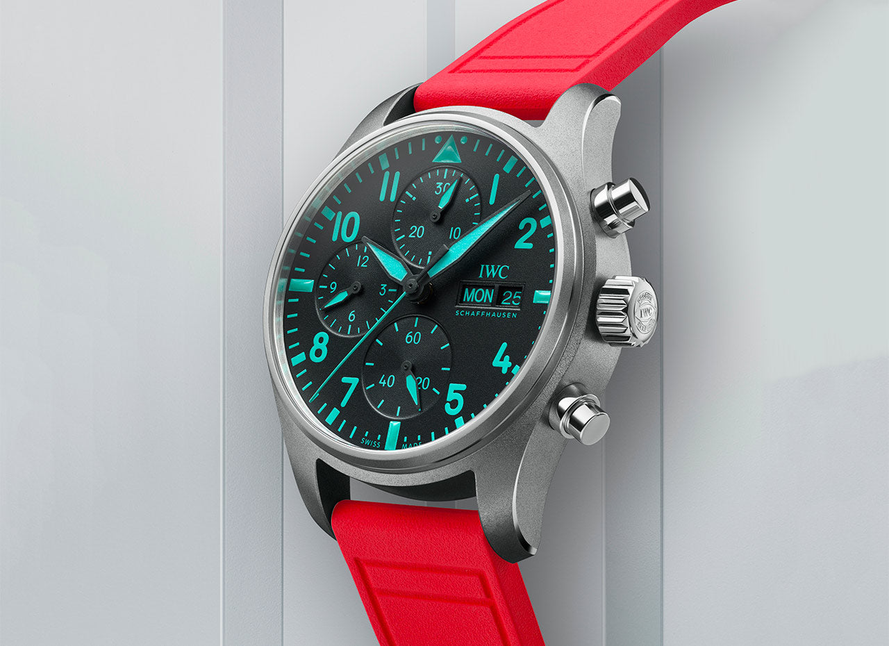 IWC Pilot’s Watch Chronograph “Mercedes-AMG Petronas Formula One Team” Miami Pink Edition