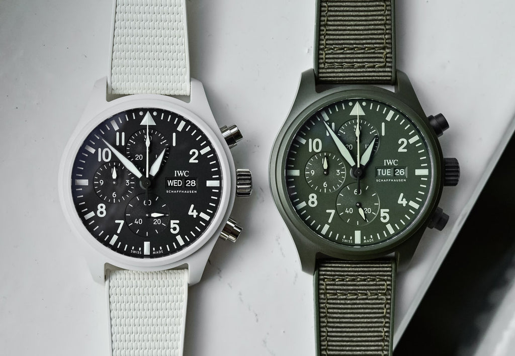 Pilot Chronograph Top Gun Edition Woodland watch by IWC | IWC | The  Jewellery Editor