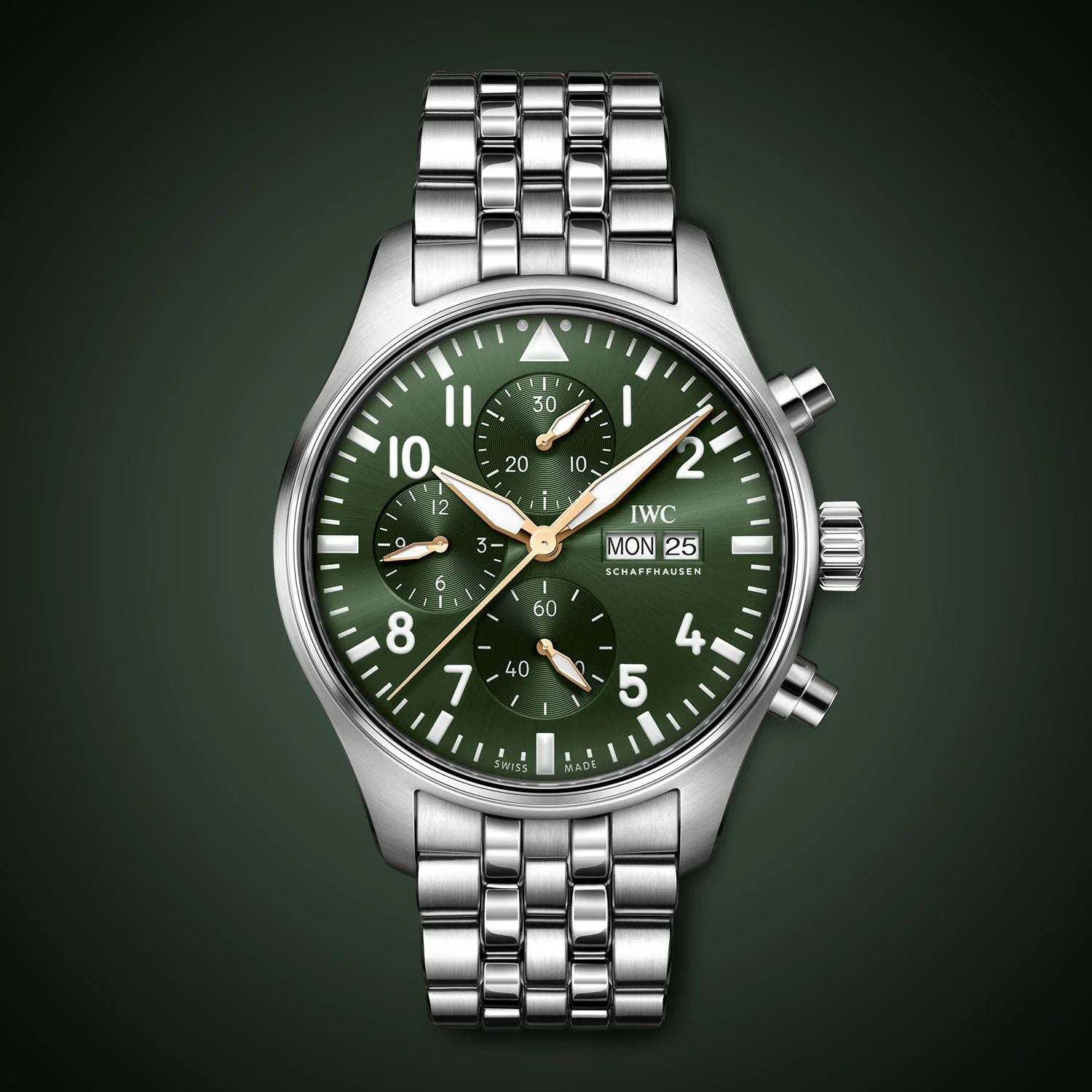 IWC Pilot’s Watch Chronograph 43 iN Olive Green