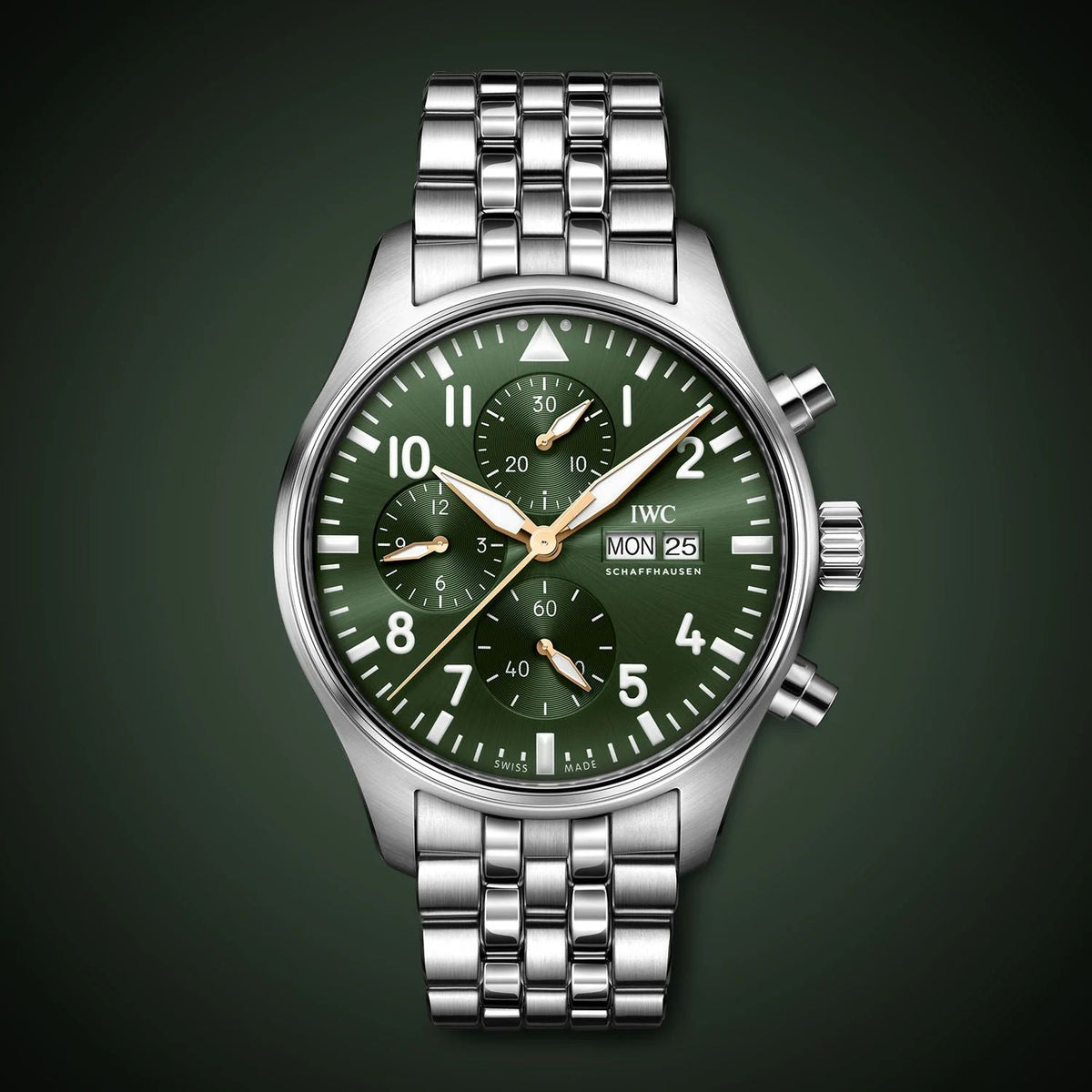 IWC Pilot’s Watch Chronograph 43 iN Olive Green