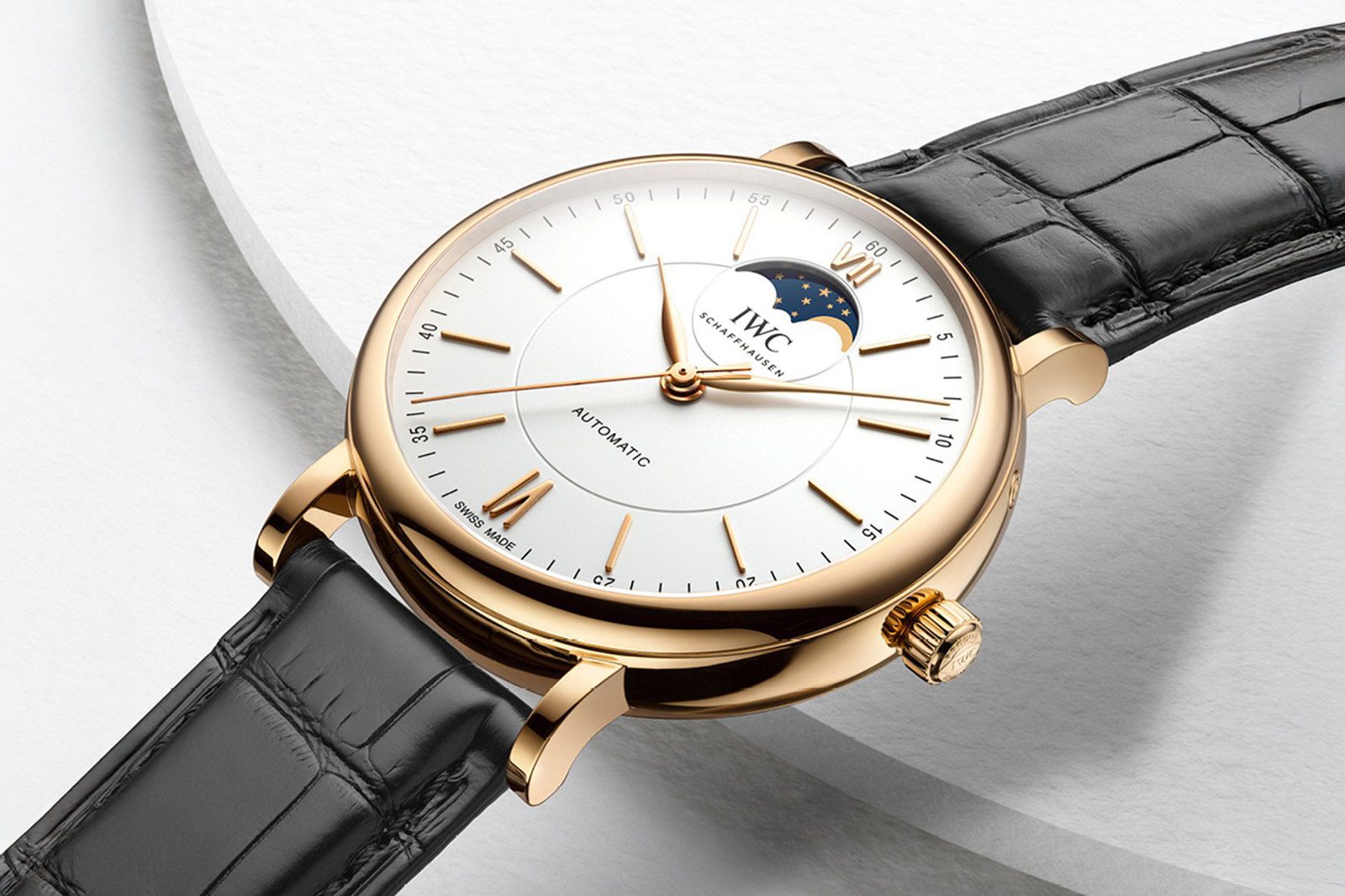 IWC Schaffhausen Portofino Automatic Moon Phase 40 iN Gold