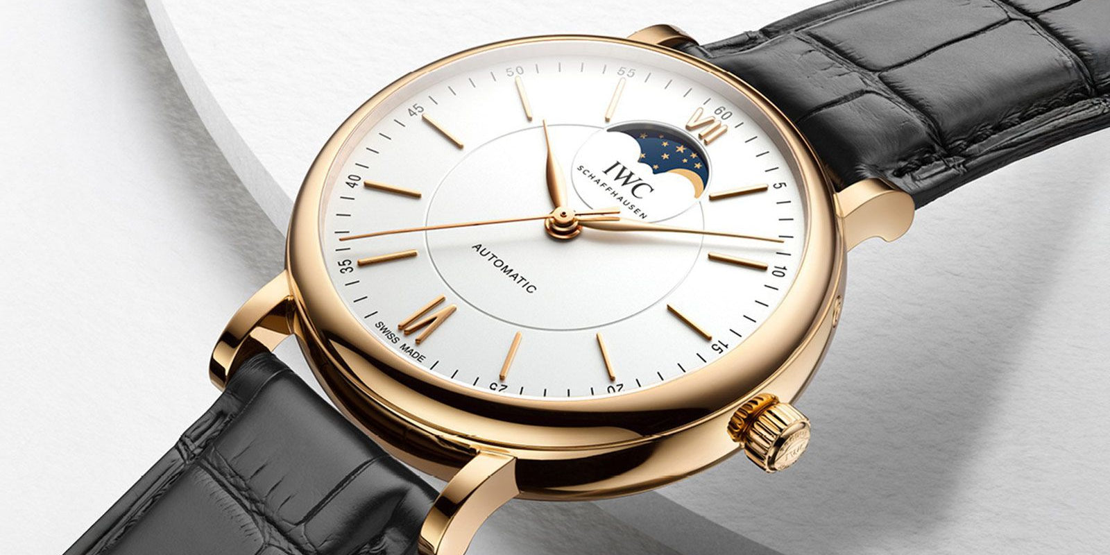 IWC Schaffhausen Portofino Automatic Moon Phase 40 iN Gold