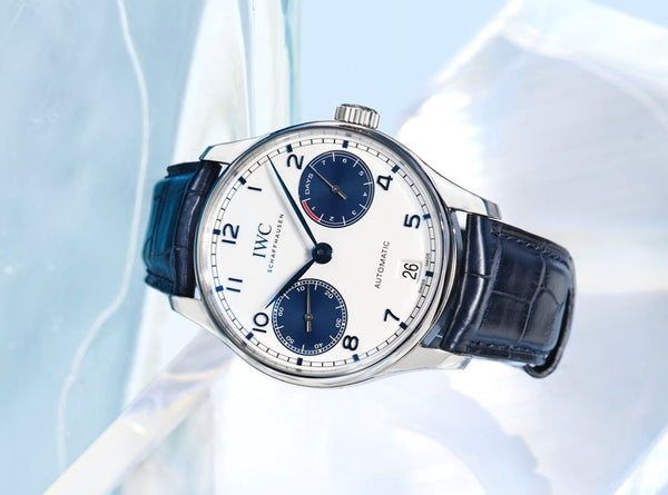 IWC Portugieser Automatic with Blue Panda Dial