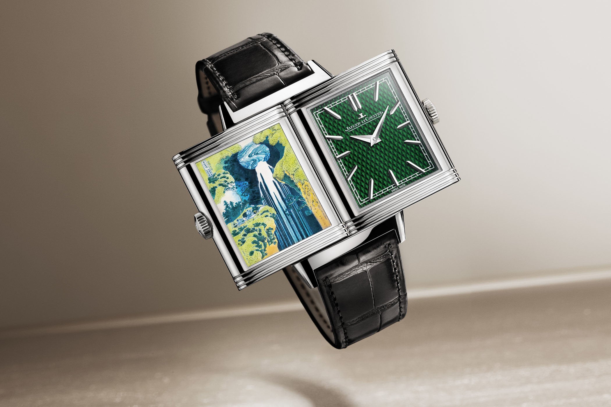 Jaeger-LeCoultre Reverso Tribute Enamel Hokusai ‘Amida Falls’