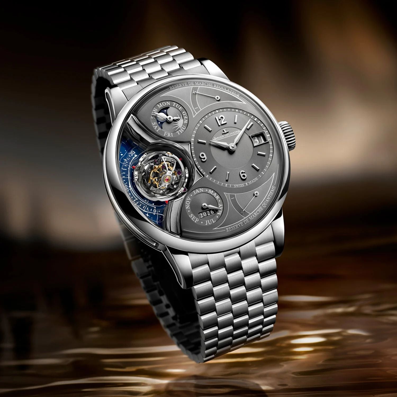 Jaeger-LeCoultre Duometre Heliotourbillon Perpetual iN Platinum