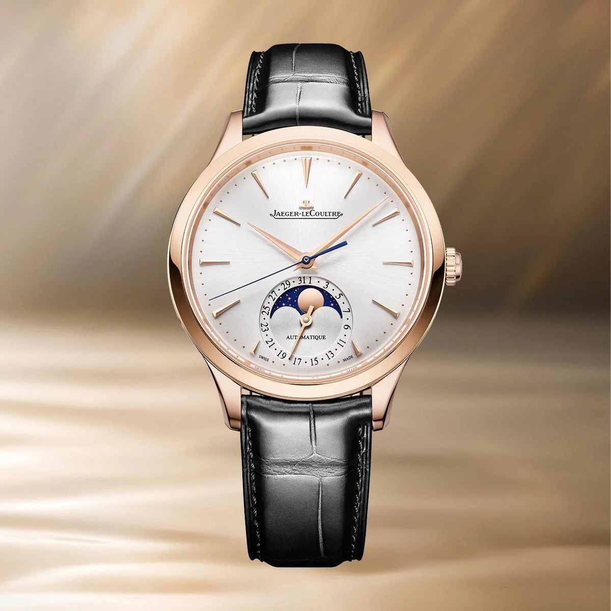 Jaeger-LeCoultre Master Ultra Thin Moon 36mm in Pink Gold