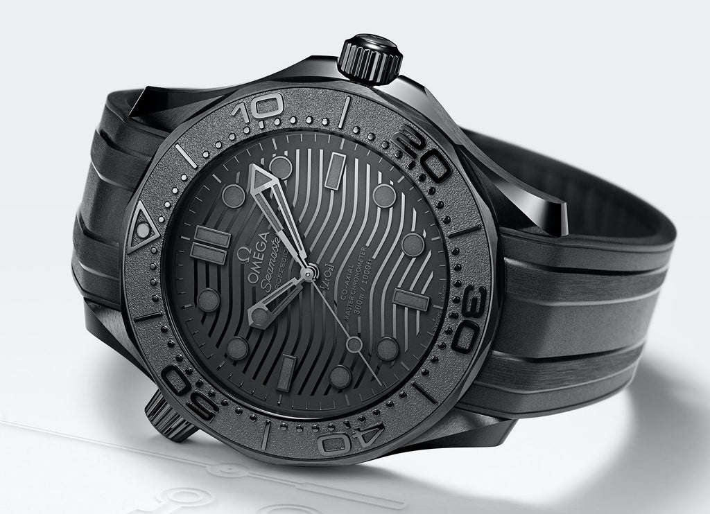 All black omega on sale seamaster