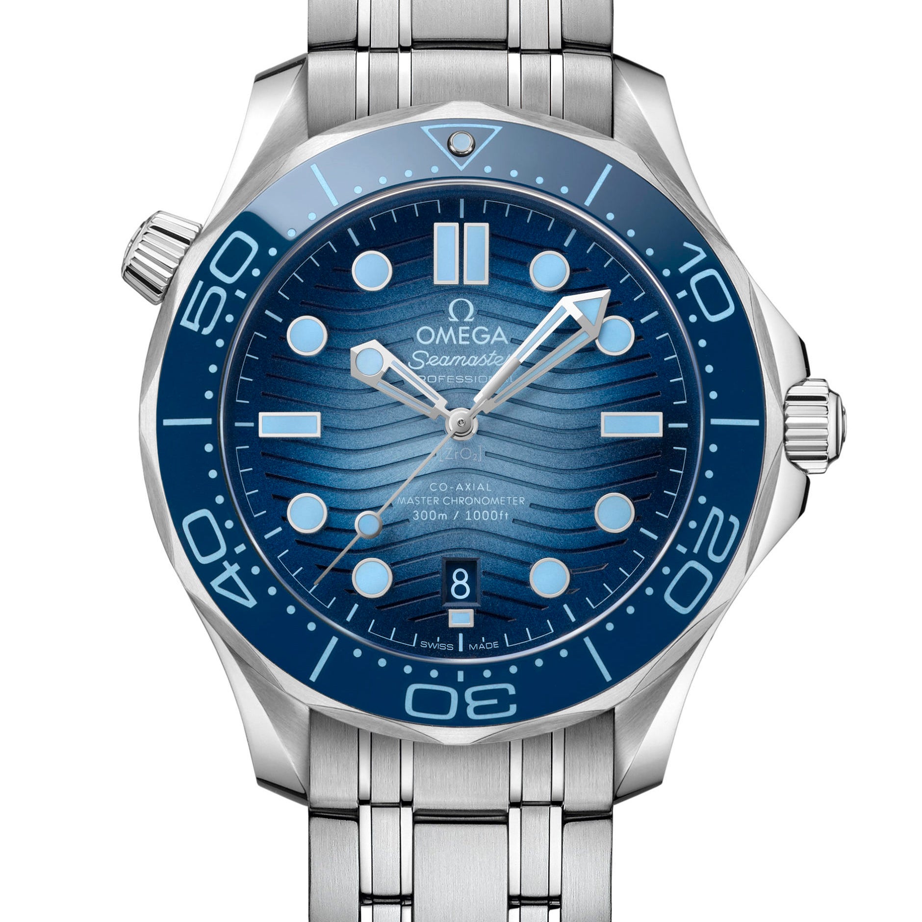 Omega Seamaster Diver 300M Co-Axial Master Chronometer iN Summer Blue