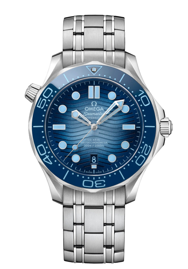 Omega Seamaster Diver 300M Co-Axial Master Chronometer iN Summer Blue