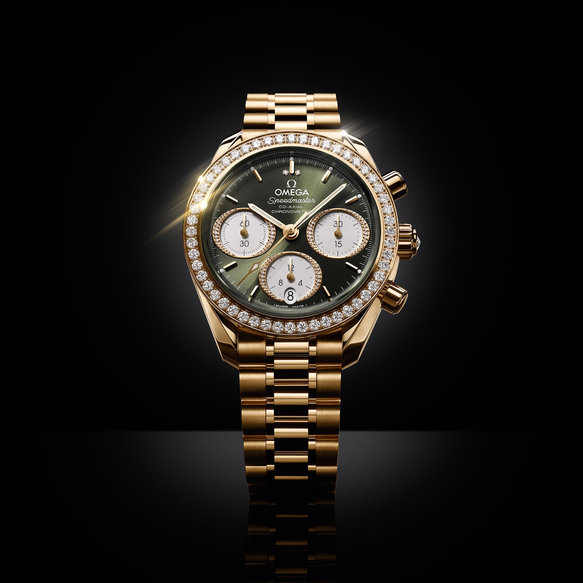 Omega Speedmaster 38 with Diamonds