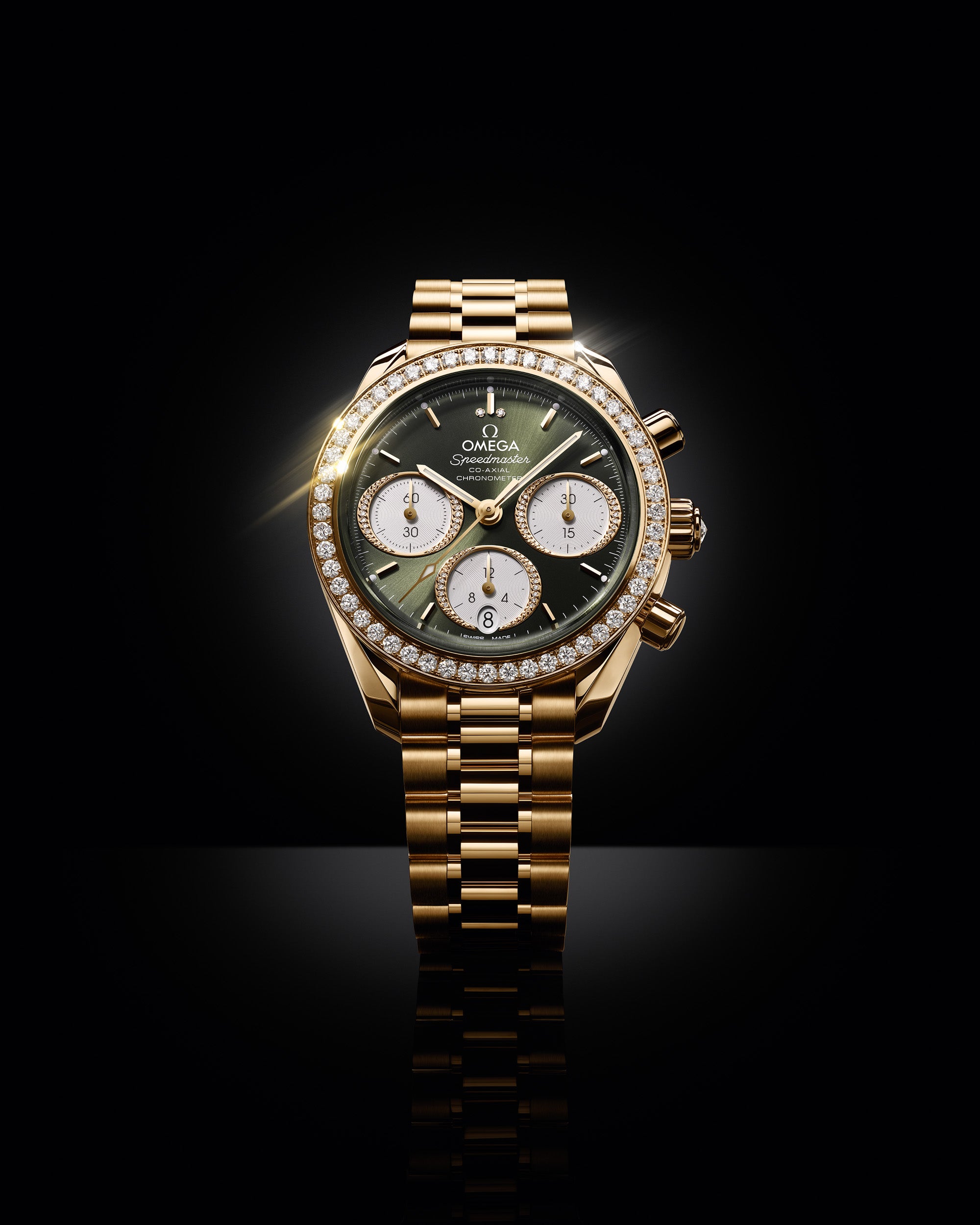Omega Speedmaster 38 with Diamonds